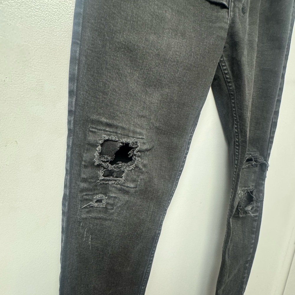 Ksubi Van Winkle Black Distressed Denim Skinny Jeans Men’s 36 Made in Turkey F - Picture 4 of 15